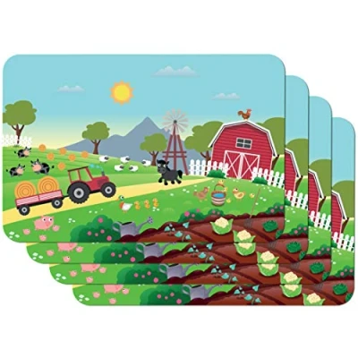 Image of Venilia Children&#039;s Printed Placemat, Country, 63 x 30 cm