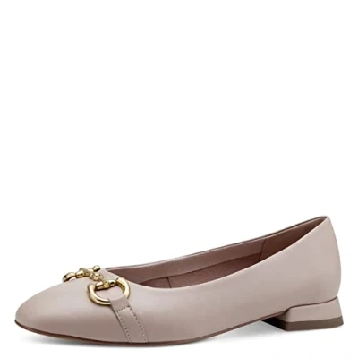 Image of Tamaris 1 22107 20 Women&#039;s Trainers Ballet Flat, Powder Pink, 4 UK