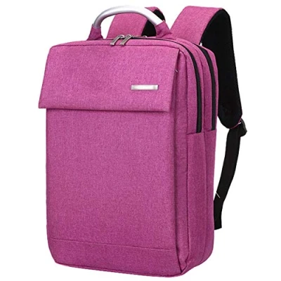Image of 14 Inch Laptop Notebook Backpack, Professional Business Backpack Bag, Slim Lightweight Water Resistant School Rucksack for Women Men,Red,14