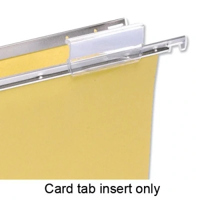 Image of 5 Star Card Inserts for Suspension File Tabs White [Pack of 50]
