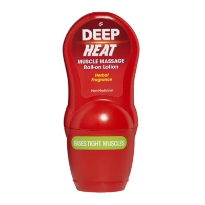 Image of Deep Heat Muscle Massage Roll On Lotion, to Ease Tightness, 50 ml (Pack of 1)