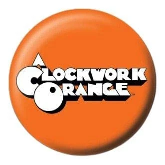 Image of A Clockwork Orange Logo 25mm Button Badge Pin Film Movie Official Collectible