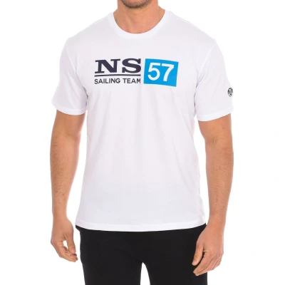 Image of North Sails Mens Short sleeve t shirt 9024050 man Yellow Size Large