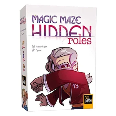 Image of Sit Down Magic Maze: Hidden Roles Board Game Expansion Ages 8+ 3 8 Players 15 Minutes Playing Time