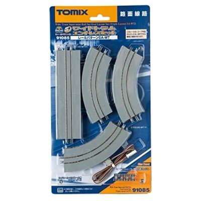 Image of TomyTEC, tram rails, basic set model railway accessories, 910855