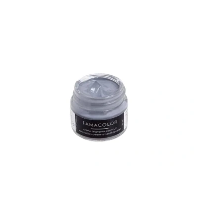 Image of Famaco Wax Dye Renovation Detailing Cream for leather Trainers, Sneakers, shoes and boots with free touch up brush, Dark Grey