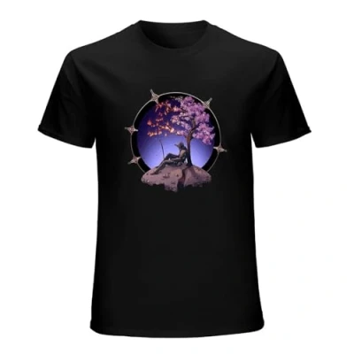 Image of Sacrifice Warframe Excalibur Umbra T Shirt Graphic Unisex Tee Black M