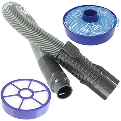 Image of SPARES2GO Stretch Hose &amp; Washable Pre Post Motor Filter Kit Compatible with Dyson DC33 DC33i Vacuum Cleaners