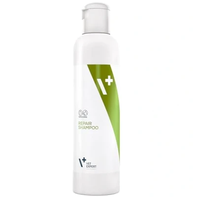 Image of Vet Expert Repair Shampoo for Dogs and Cats Regenerates Conditions Skin Coat with Allantoin, Panthenol, Equisetum Arvense Extract, Keratin 250ml