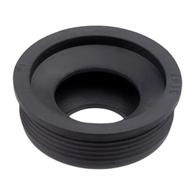 Image of CORNAT T318507 Twin HT Rubber Nipple 32/40x50mm, Black, 50 mm, 32/40 mm