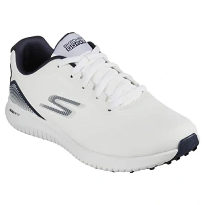 Image of Skechers Mens Go Golf Max 2 Shoes White/Navy UK 9