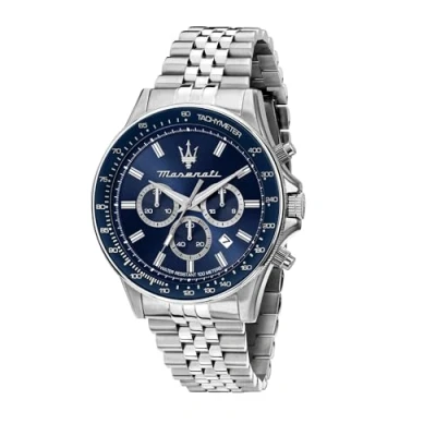 Image of Maserati Men&#039;s Watch, Chronograph, Analog, 44 mm, SFIDA Collection R8873640025