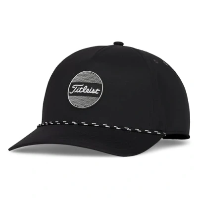 Image of Titleist Junior Boardwalk Rope Cap Black/White
