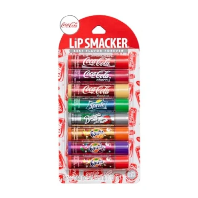 Image of Lip Smackers Coca Cola Fanta Sprite Coke Bargs, Set of 8 Balms