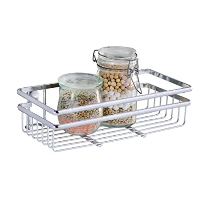 Image of WENKO &quot;Style Universal Shelf, Silver, 25 x 12 7 cm