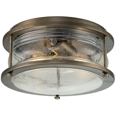 Image of Kichler Ashland Bay Outdoor Decorative Flush Burnished Bronze, IP44