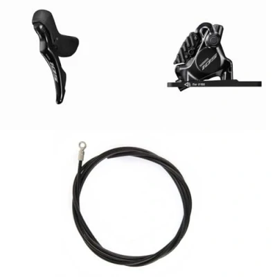 Image of SHIMANO Kit Freno Idraulico Road « 105 12 V R7100 » Anteriore 2 x Mixte Adulte, Noir, Unica
