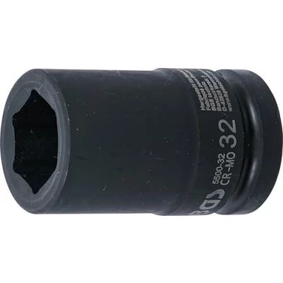 Image of BGS 5500 32 Impact Socket Hexagon, deep 25 mm (1&quot;) Drive