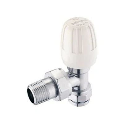 Image of Pegler Belmont 1/2inCH 15mm Radiator Valve Angle 97CP Wheel Head 680007.