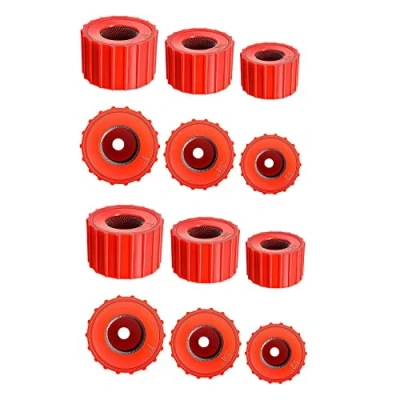 Image of ailill 12 Pieces Copper Pipe Cleaners, Handy Sized Plumber, Tube Cleaning Brush for Copper, Cleaner (3 Sizes)
