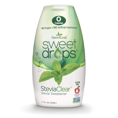 Image of SweetLeaf Sweet Drops Liquid Stevia Sweetener, SteviaClear, 1.7 Ounce