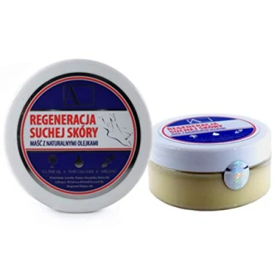Image of ARKADA Natural REGENERATING Ointment with Herbal Oils &amp; Collagen Soothing Cracked Dehydrated Skin Fissures 70ml