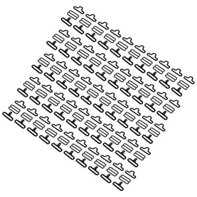Image of Adjustable Bow Tie, 50sets Metal Copper 20Mm Width Tie Clips, for Man