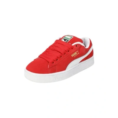 Image of PUMA Suede XL Jr Low Top Trainers Boys Red 3