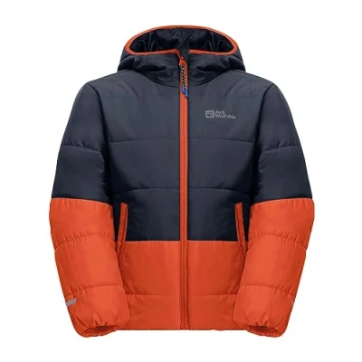 Image of Jack Wolfskin Unisex Kid&#039;s Two Hills Ins Jacket K, Carnelian, 92 (EU)
