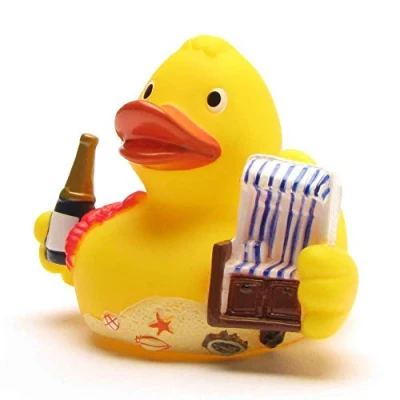 Image of Rubber Duck City Sylt Bathduck Duckshop L: 8 cm