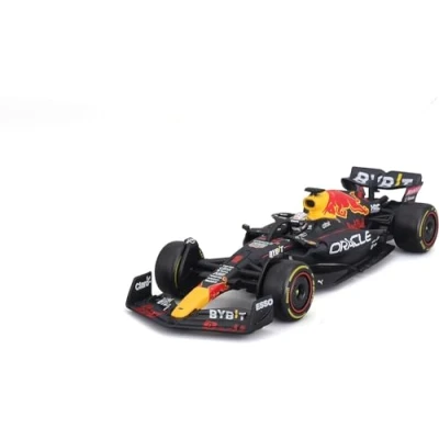 Image of Bburago B18 38062P RED Bull RB18 (2022) with Helmet Perez 1:43 Scale Die Cast Race Car Collectible, Assorted Colours