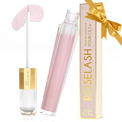 Image of ROSEGOLD ROSELASH Eyelash Booster Mascara thickens and lengthens. Improves growth lashes 99% natural Made in France Hormone free Fragrance Vegan (1 Mascara)