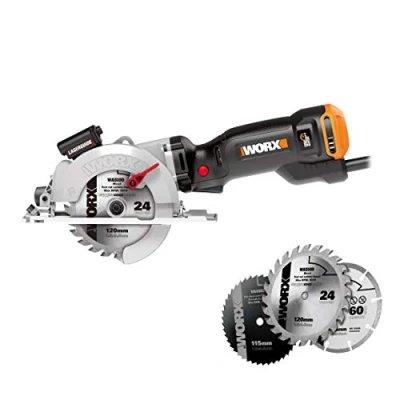 Image of Worx WX437 XL 800W Saw Compact Circular Saw, Orange, 42.5 mm