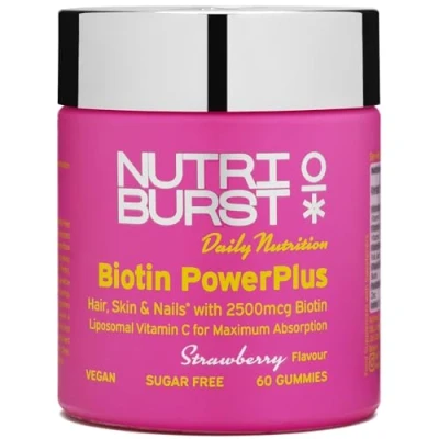 Image of Nutriburst Biotin Powerplus 60 Gummies