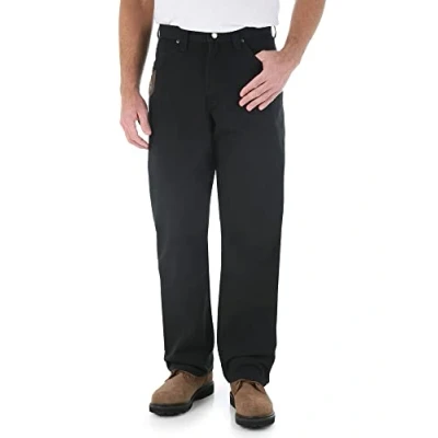 Image of Wrangler Riggs Workwear Men&#039;s Ripstop Carpenter Jean, Black, 40W x 32L
