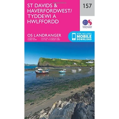 Image of Landranger 157 St David&#039;s &amp; Haverfordwest Map With Digital Version