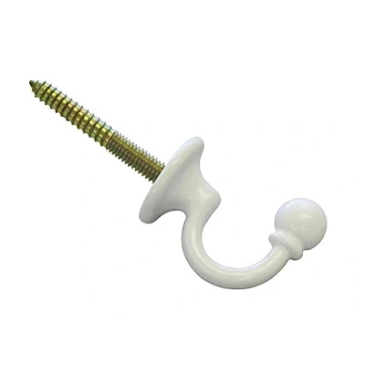 Image of Gardinia Decorative hook baroque chrome 3 cm, Steel