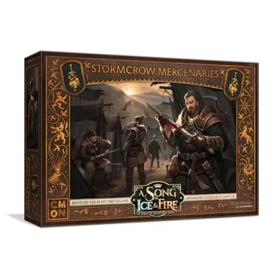 Image of CMON A Song Of Ice and Fire: Stormcrow Mercenaries Expansion Miniatures Board Game Ages 14 Plus 2 Players 45 60 Minutes Playing Time