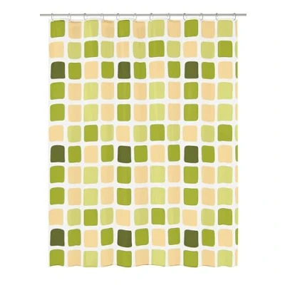 Image of Kleine Wolke &quot;Sonny Shower Curtain, Green, 180 x 200 cm
