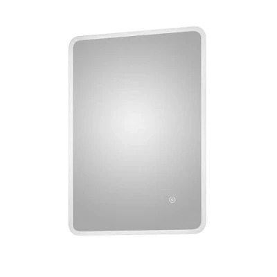 Image of Balterley Soft Square LED Illuminated Touch Sensor Mirror with Demister, 700mm x 500mm Chrome