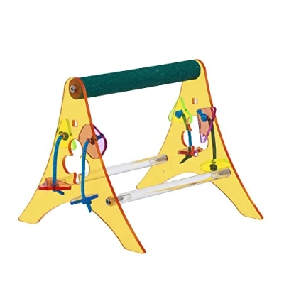 Image of Sanded Nail Trimming Tabletop Parrot Perch Stand Medium