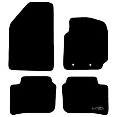 Image of Carsio Carpet Car Mats For Hyundai i10 2020+ Onwards Tailored Fit Floor Mat Set Complete Accessory Black Custom Fitted All Weather, Anti Slip Backing &amp; Trim