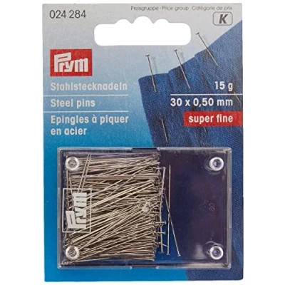 Image of Prym PRYM_024284 1 Hard Steel pins 30x0.5 ,silver
