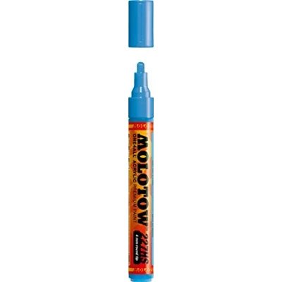 Image of Molotow 227 HS Marker ONE4ALL 4 mm Tip 9.0 ml Shock Blue Medium