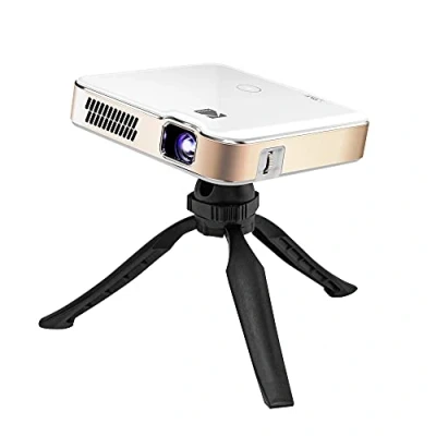 Image of KODAK Luma 400 Portable HD Smart Projector, Wi Fi, Bluetooth, HDMI and USB Compatible Mini Home Theater System Up to 150, 720p Native Resolution (4K), 200 ansi Lumens, Tripod Included