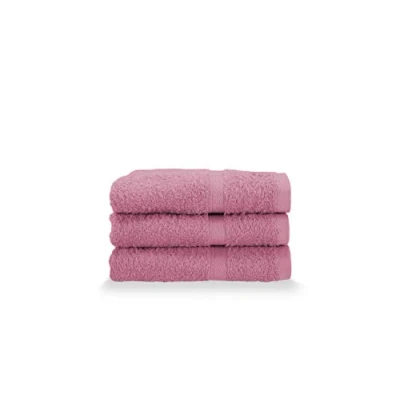Image of Gabel Guest Towels, Pure Cotton Hydrophilic Sponge, 40 x 60 cm, Fuchsia, Set of 3