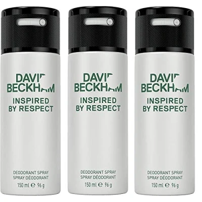 Image of DAVID BECKHAM Inspired By Respect Deodorant Anti Perspirant Body Spray for Men, 150 ml