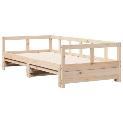 Image of vidaXL Daybed without Mattress 90x190 cm Solid Wood Pine