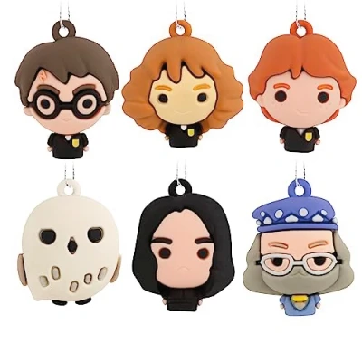 Image of Hallmark Harry Potter and Friends Miniature Christmas Ornaments, Set of 6 (0002HCM9230)