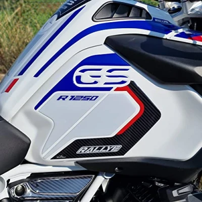 Image of Resin Bike Motorcycle 3D Stickers Compatible with BMW R 1250 GS Adventure Rallye 2022. Tank Side Protector Protections from Bumps and Scratches. Gadget Moto